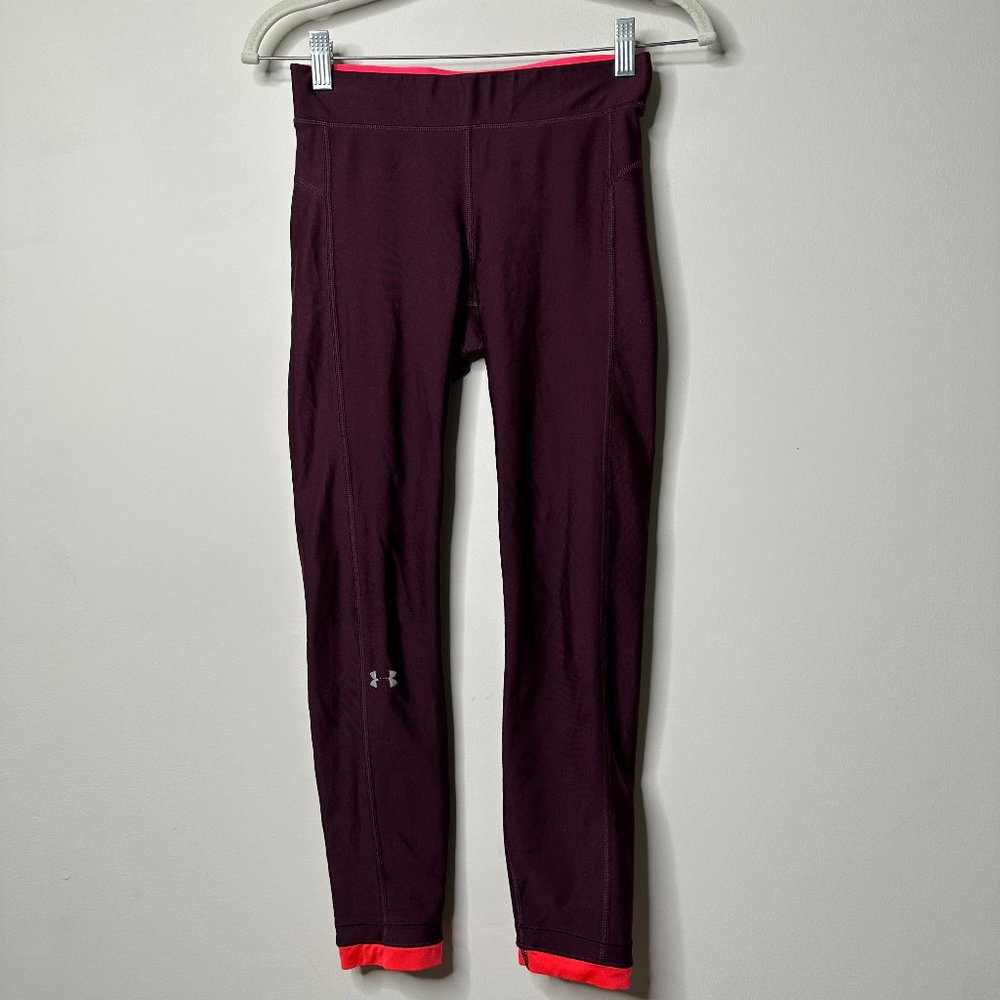 Under Arrmour Burgundy Compression Legging Women's Small